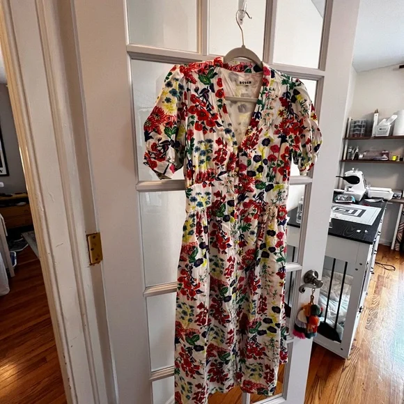 Boden Multicolor Floral Dress - Picture 2 of 2